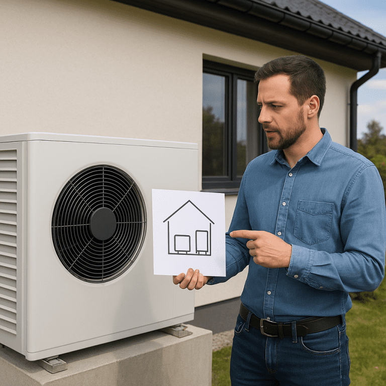 Jak dobrać moc pompy ciepła do powierzchni domu