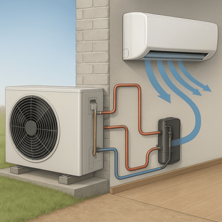 Jak działa pompa ciepła w trybie chłodzenia