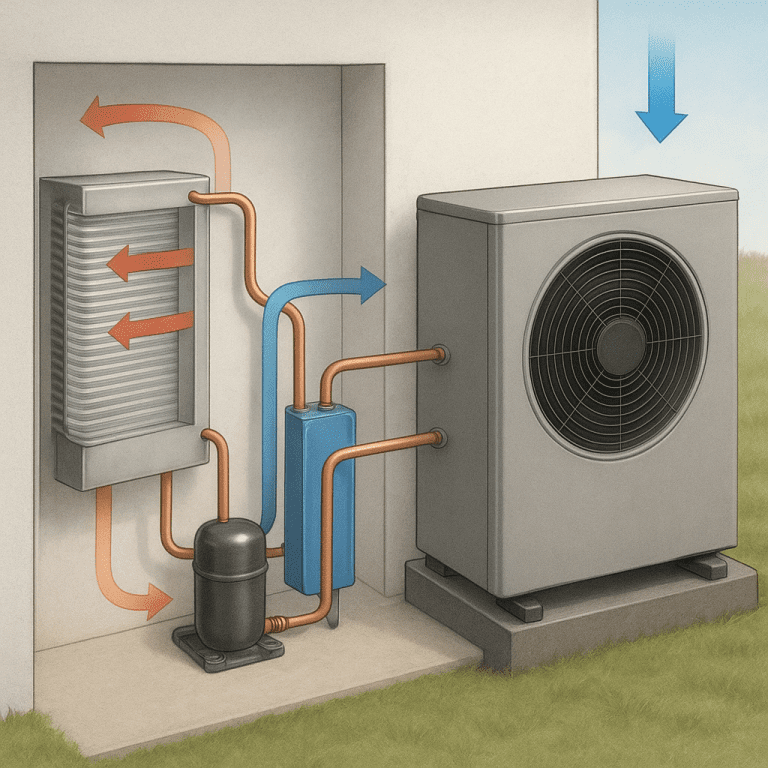 Jak działa pompa ciepła z funkcją chłodzenia