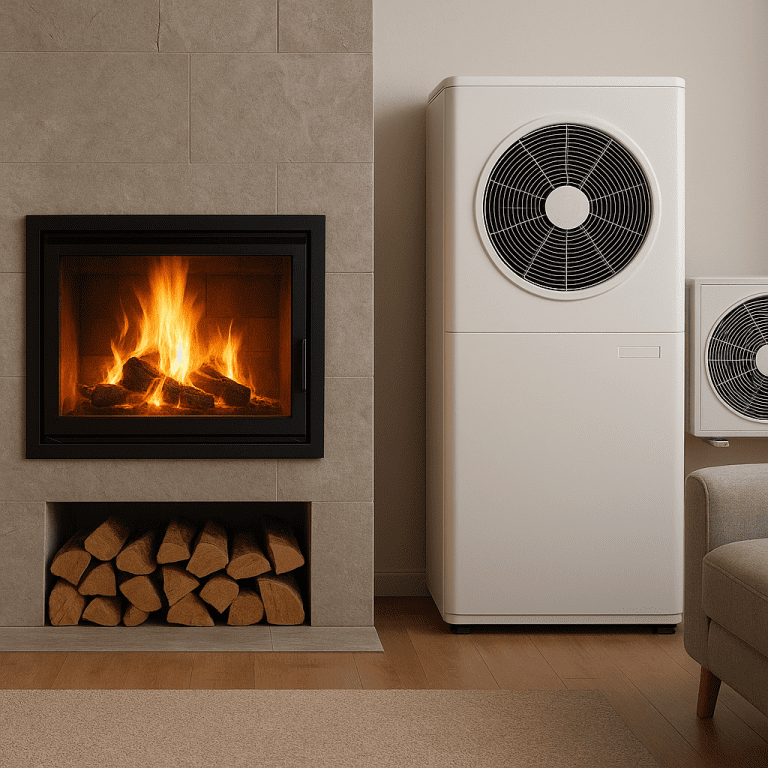 Wkład kominkowy czy pompa ciepła, co lepiej ogrzeje?