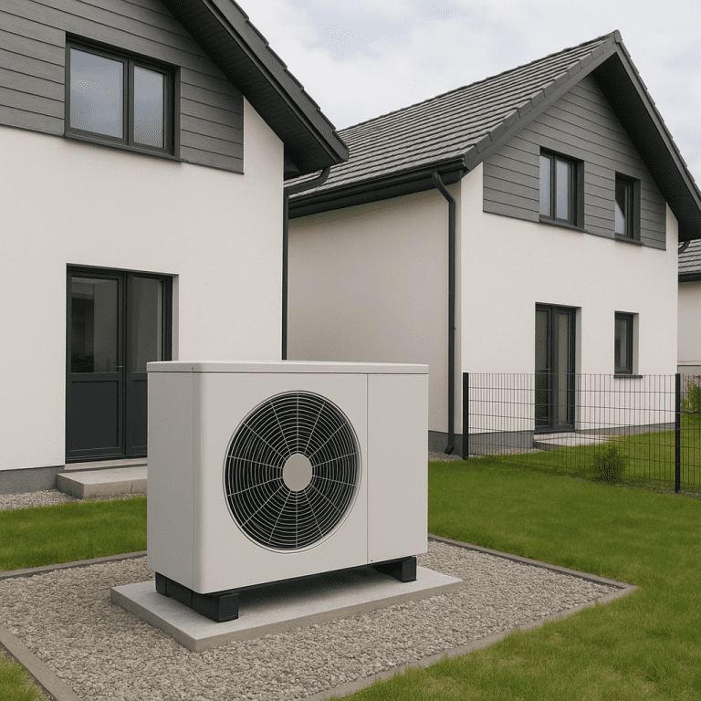 Jakie są warunki montażu pompy ciepła w zabudowie bliźniaczej