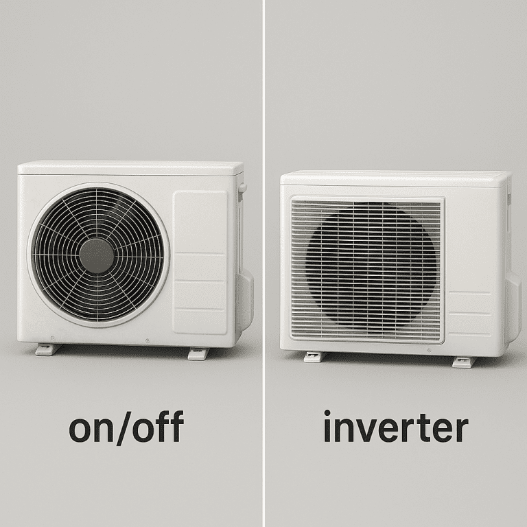 Jakie są różnice między pompą on/off a inwerterową