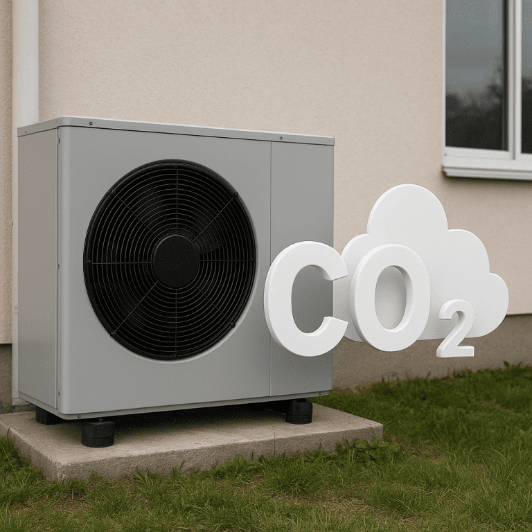 Pompa ciepła a emisja CO₂ – fakty i mity